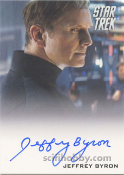 Jeffrey Byron as Test Administrator Star Trek Movie Autograph card