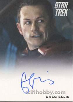 Greg Ellis as Chief Engineer Olsen Star Trek Movie Autograph card