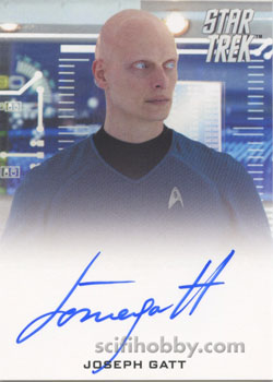 Joseph Gatt as Science Officer 0718 Star Trek Movie Autograph card