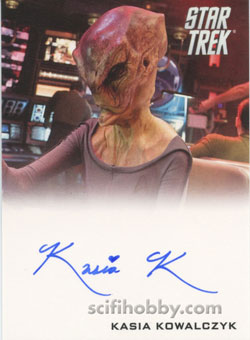 Kasia Kowalczyk as Kelvin Alien Star Trek Movie Autograph card