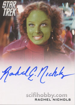 Rachel Nichols as Gaila Star Trek Movie Autograph card