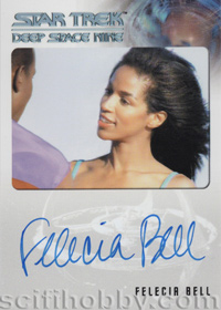 Felecia Bell as Jennifer Sisko Autograph card