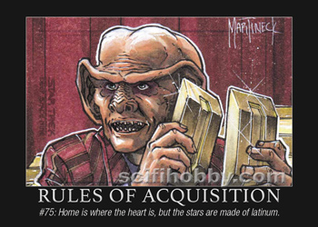 Rule #75 Rules of Acquisition