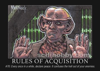 Rule #76 Rules of Acquisition