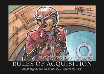 Rule #109 Rules of Acquisition