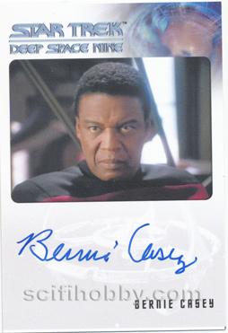 Bernie Casey as Lt. Commander Calvin Hudson Autograph card