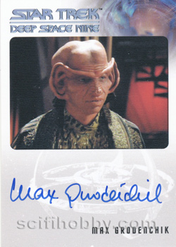 Max Grodenchik as Rom Autograph card