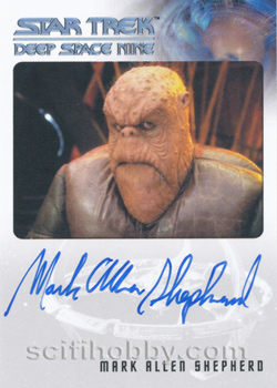 Mark Allen Shepherd as Morn Autograph card