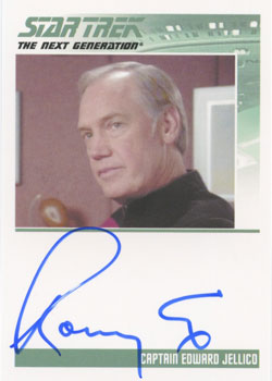 Ronny Cox as Captain Edward Jellico Autograph card
