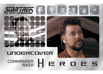 Commander Riker/Bajoran in Preemptive Strike Undercover Heroes