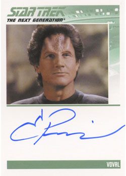 Eric Pierpoint as Voval Autograph card