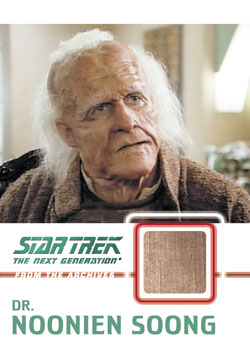 Dr. Noonien Soong Costume Relic card