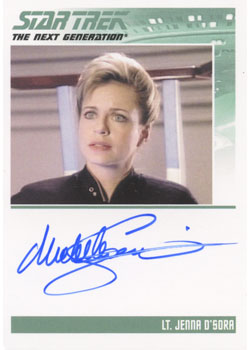 Michelle Scarabelli as Lt. Jenna D'Sora Autograph card