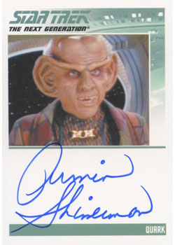 Armin Shimerman as Quark Autograph card