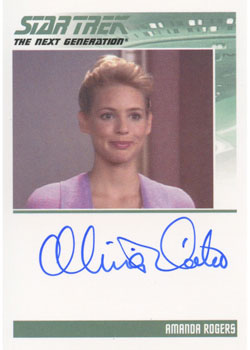 Olivia d'Abo as Amanda Rogers Autograph card