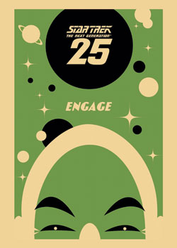 Engage/Picard 25th Anniversary Posters