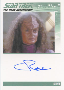 Cristine Rose as Gi'ral Autograph card