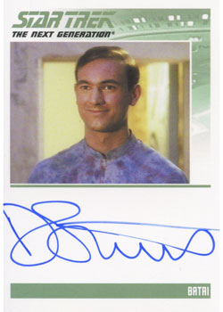 Daniel Stewart as Batai Autograph card