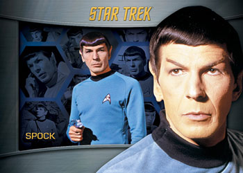 Spock Star Trek Bridge Crew Shadowbox