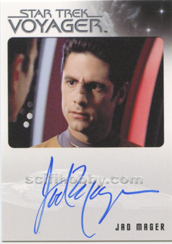 Jad Mager as Ensign Tabor Autograph card