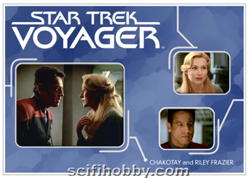 Chakotay and Riley Frazier Voyager Relationships