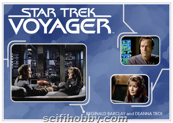 Barclay and Deanna Troi Voyager Relationships Parallel