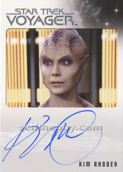 Kim Rhodes as Jhet'leya Autograph card