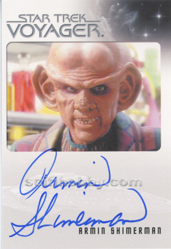 Armin Shimerman as Quark Autograph card