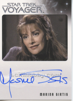 Marina Sirtis as Counselor Troi Autograph card
