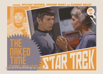 The Naked Time TOS Lobby card by Juan Ortiz