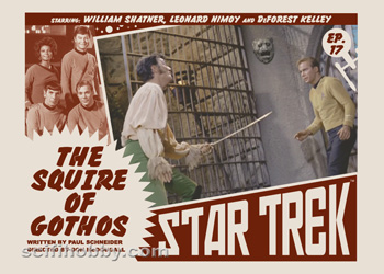 The Squire of Gothos TOS Lobby card by Juan Ortiz