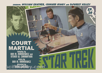 Court Martial TOS Lobby card by Juan Ortiz