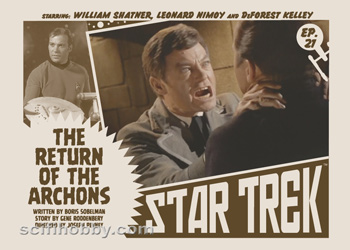 The Return of the Archons TOS Lobby card by Juan Ortiz