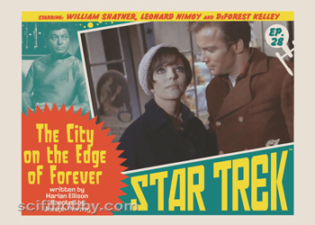 The City on the Edge of Forever TOS Lobby card by Juan Ortiz