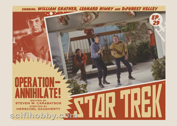 Operation -- Annihilate! TOS Lobby card by Juan Ortiz