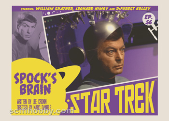 Spock's Brain TOS Lobby card by Juan Ortiz