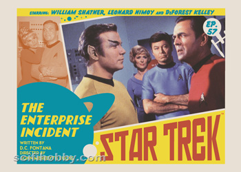 The Enterprise Incident TOS Lobby card by Juan Ortiz