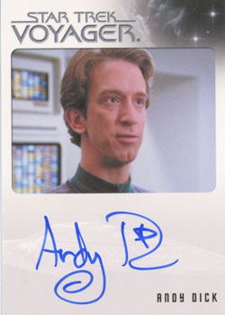 Andy Dick as EMH Mark II Autograph card