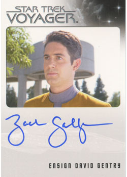 Zach Galligan as Ensign David Gentry Autograph card
