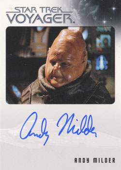 Andy Milder as NAR Autograph card