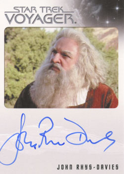 John Rhys-Davies as Leonardo da Vinci Autograph card