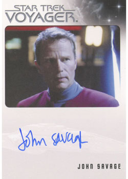 John Savage as Captain Rudy Ransom Autograph card