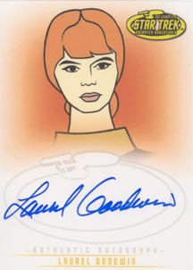 Laurel Goodwin as Yeoman Colt Autograph card