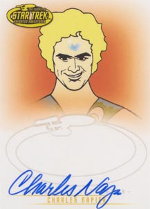Charles Napier as Adam Autograph card