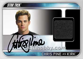 Autograph/Relic Card Signed By Chris Pine 9-Case Incentive