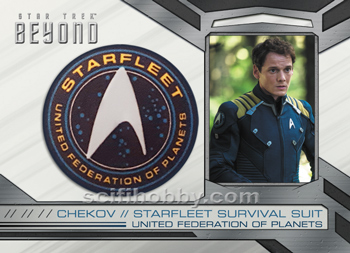 Chekov Star Trek Patch card