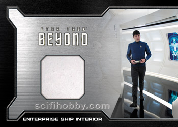 Enterprise Interior Star Trek Uniform Relic card and Pins Cards