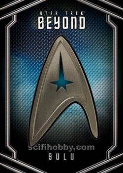 Sulu Star Trek Uniform Relic card and Pins Cards