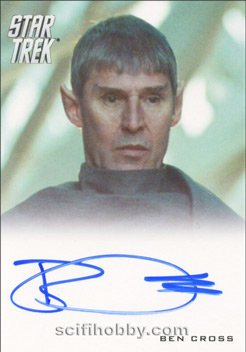 Ben Cross as Sarek in Star Trek Star Trek Movies Autograph card