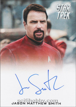Jason Matthew Smith as Hendorff in Star Trek Beyond Star Trek Movies Autograph card